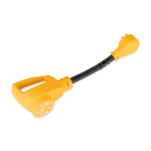 Power Grip 12" 15AM/50AF Dogbone Adapter, 125V/1875W, cETL 55170