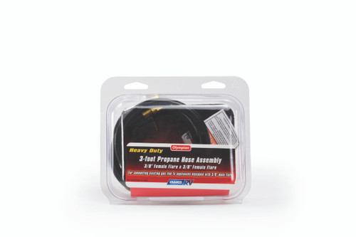 LP Hose-3',3/8" Female Flare x 3/8" Female Flare, Clamshell 59913