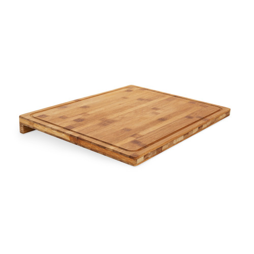 Bamboo Cutting Board with Counter Edge, 18-Inch x 14-Inch x 1 ¾-Inch 43545