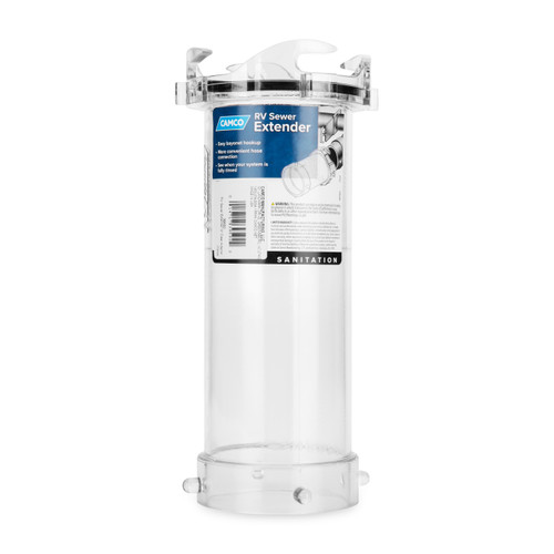 RV Sewer Extender, 9" Clear Adapter 39592