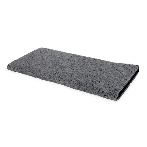 Step Rug,Premium,PVC Scrub w/UV&TPE Back 17.5" x18"Gray(E/F) 42964