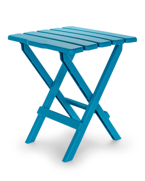 Table,Adirondack Style,Quick-Folding,Plastic,LG,Aqua (E/F) 51690