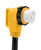 Power Grip 18" Dogbone Adapter, 50-Amp Locking Male/50-Amp 90-Degree Locking Female, cETLus 55572