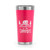 Camco Life is Better at The Campsite 20 oz. Stainless Steel Tumbler, Coral Pink 53061