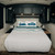 LIBATC, Sheets Blue/White RV Pattern, Short Queen 53298