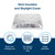 Camco RV Skylight Insulator, 14-Inches x 22-Inches, Domed (E/F) 45197