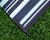 Outdoor Mat - 9' x 12' Stripe, Dk.Green/Lt.Green/White (E/F) 42864