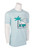 LIBATC, Shirt, Ice Blue, Palm Tree, M 53336