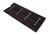 Step Rug,Premium,Poly w/UV&TPE, Dbl-Rib, 18"x23", Brown(E/F) 42955