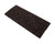 Step Rug,Premium,Poly w/UV&TPE, Dbl-Rib, 18"x23", Brown(E/F) 42955