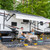 Camco Camper/RV Leveling Blocks — Heavy-Duty RV Leveling System Keeps Your RV Level — Durable Interlocking Design — 4 RV Blocks — Yellow 44501