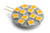 LED - JC10 Bi-Pin (G4 Chip) 12-LED 165lm, Bright White (E/F) 54627