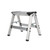 Step Stool  - Metal, Bi-Fold w/Non Skid 43672
