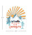 LIBATC, Multi Color Sunrise Sticker 53254