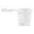 Rail Mounted Cup Holder, Small Clamp, White 53086