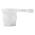 Rail Mounted Cup Holder, Small Clamp, White 53086