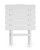 Table,Adirondack Style,Quick-Folding,Plastic,LG,White (E/F) 51695