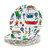 LIBATC, Paper Plates, Small, Campsite Pattern 53377