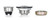 Replacement RV Kitchen Sink Drain and Basket, 2-1/2" 42277