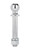Hitch Ball, Chrome, 15K, 2-5/16" Dia Ball, 7.5" Shank (R6) 48760