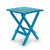 Table,Adirondack Style,Quick-Folding,Plastic,LG,Aqua, FFP 21036