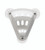 FlagHolder,3 hole,SuctionCup 3"W x 5"H, White 45502