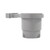 Rail Mounted Cup Holder, Small Clamp, Gray 53093