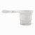 Rail Mounted Cup Holder, Large Clamp, White 53083