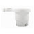 Rail Mounted Cup Holder, Large Clamp, White 53083