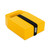 Camco RV Stabilizer Jack Pads — 6 3/16" x 6 3/16" Support Area — Resin Pads Keep Jacks from Sinking into the Ground — Interlocking Design with Handy Storage Strap — 4-Pack — Yellow — Made in the USA 44595