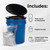 Toilet Bucket w/ Seat and Lid, Kit (E/F) 41549
