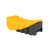 Camco Curved Camper/RV Leveler & RV Wheel Chock — Heavy-Duty Honeycomb Design — Includes Non-Slip Rubber Grippers on Wheel Chock — Compatible w/Trailers Up to 30,000 lb — 1-Pack 44423