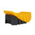 Camco Curved Camper/RV Leveler & RV Wheel Chock — Heavy-Duty Honeycomb Design — Includes Non-Slip Rubber Grippers on Wheel Chock — Compatible w/Trailers Up to 30,000 lb — 1-Pack 44423