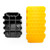 Camco Curved Camper/RV Leveler & RV Wheel Chock — Heavy-Duty Honeycomb Design — Includes Non-Slip Rubber Grippers on Wheel Chock — Compatible w/Trailers Up to 30,000 lb — 1-Pack 44423