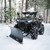 Camco Black Boar ATV Snow Plow Kit with 9-Position Blade Angle, Adjusts to 30-Degrees to Each Side 66016