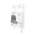 Black Boar Aluminum Large Storage Shelves with Integrated Hooks ¬for Enclosed Trailer/Garage 66110