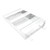 Black Boar Aluminum Large Storage Shelves with Integrated Hooks ¬for Enclosed Trailer/Garage 66110