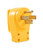 Camco Power Grip RV Replacement Male Plug — 50 Amp RV Plug (NEMA 14-50P) for Existing RV Power Cord 50Amp — Rated for 125-250V/12500W — Features Ergonomic Power Grip Handle 55255