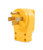 Camco Power Grip RV Replacement Male Plug — 50 Amp RV Plug (NEMA 14-50P) for Existing RV Power Cord 50Amp — Rated for 125-250V/12500W — Features Ergonomic Power Grip Handle 55255