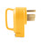 Camco Power Grip RV Replacement Male Plug — 50 Amp RV Plug (NEMA 14-50P) for Existing RV Power Cord 50Amp — Rated for 125-250V/12500W — Features Ergonomic Power Grip Handle 55255