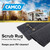 Camco Wrap Around RV Step Rug — For Manual & Electric RV Steps — Fits 18" Wide Steps — Weather-Resistant — Gray 42925