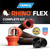 Camco RhinoFLEX 15' Camper/RV Sewer Hose Kit with 4-in-1 Adapter & Clear Elbow, Includes Caps for Convenient Storage, Fits 3″ Slip & NPT Threaded Sewer Connections 39762