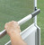 RV Screen Door Cross Bar, Black Handles (E/F) 42187