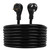 30 Amp Camco 25' BlackExtCord 125V/3750W 10Ga (E/F) cETLus 55193