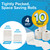 Camco Marine & RV Toilet Paper — 2-Ply — Septic Safe — Dissolves Fast — Dye & Fragrance Free — 4-Rolls (500 Sheets Per Roll) 40274