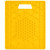 Camco Large RV Stabilizer Jack Pads — 14" x 12" x 7/8" — Anti-Sinking Stability On Any Terrain — Interlocking Design with Storage Strap — 2-Pack — Yellow — Made in the USA 44541