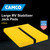 Camco Large RV Stabilizer Jack Pads — 14" x 12" x 7/8" — Anti-Sinking Stability On Any Terrain — Interlocking Design with Storage Strap — 2-Pack — Yellow — Made in the USA 44541
