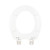 Camco Replacement Lid & Seat for Premium Ceramic RV Toilet, White 41726