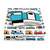 Camco Life is Better at the Campsite Premium RV Queen Bed Sheet Set, Multi-Color 53299
