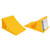 Camco RV Wheel Chocks — Provide Safe and Secure Trailer Parking — Compatible with Wheels Up to 26" in Diameter — Bright Yellow for Visibility — 2-Pack 44414